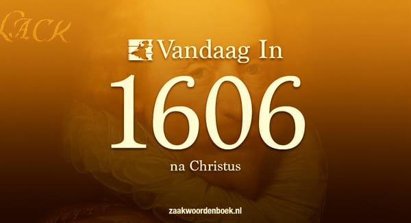 Vandaag In 1606